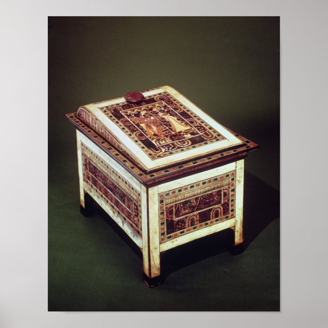 Coffer, from the Tomb of Tutankhamun Poster (Front)