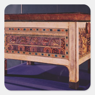 Coffer from the Tomb of Tutankhamun Square Sticker