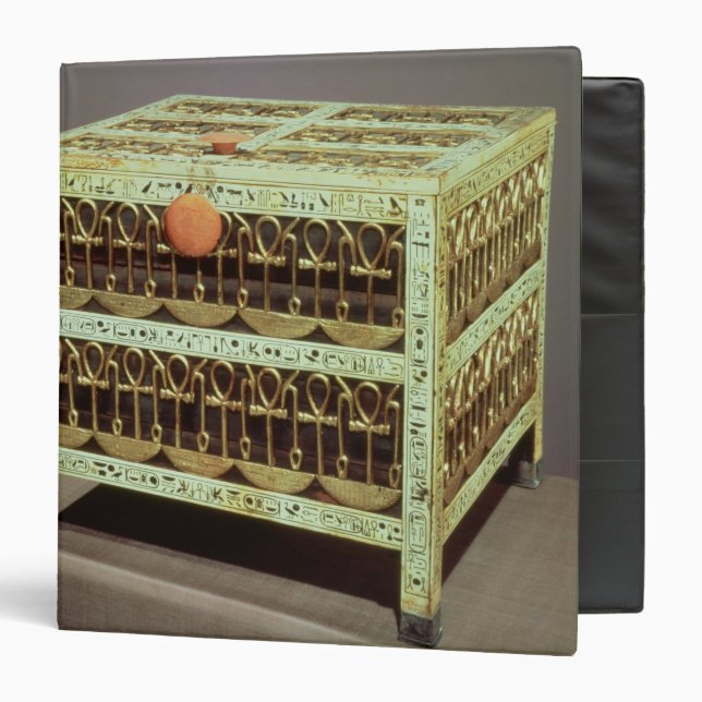 Coffer from the treasury of tomb of 3 ring binder (Front/Inside)