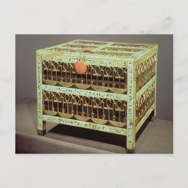 Coffer from the treasury of tomb of postcard (Front)