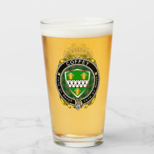 Coffey/O'Coffey Irish Beer Glass