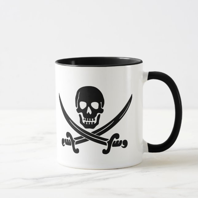 Cofffee Mug-Pirate Skull Mug (Right)