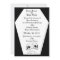 Coffin (Black) Wedding Invitation