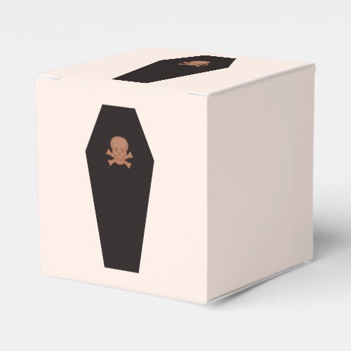 Coffin Brown Favor Boxes