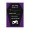 Coffin Ebony (Indigo) RSVP Card