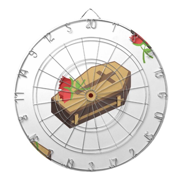 coffin emojis dart board (Front)