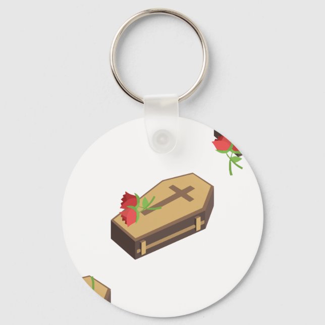 coffin emojis keychain (Front)