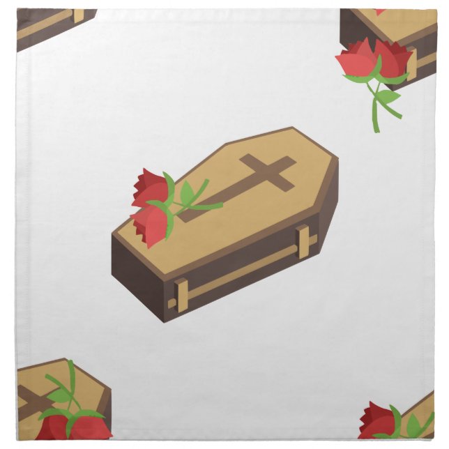 coffin emojis napkin (Front)