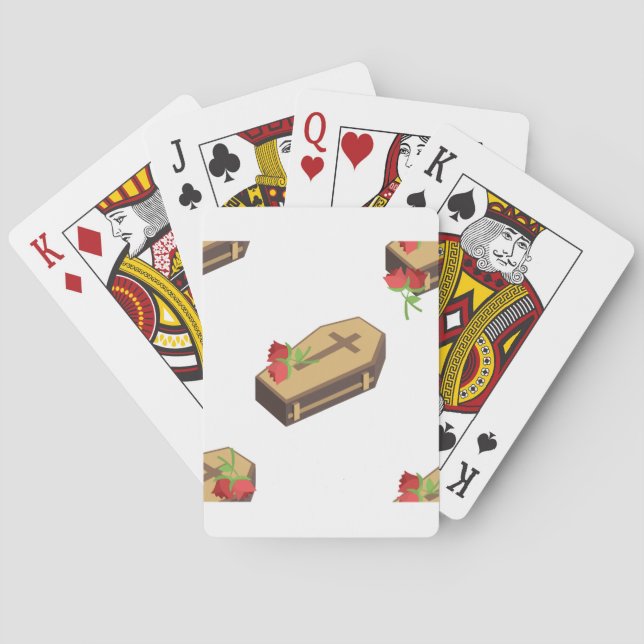 coffin emojis poker cards (Back)