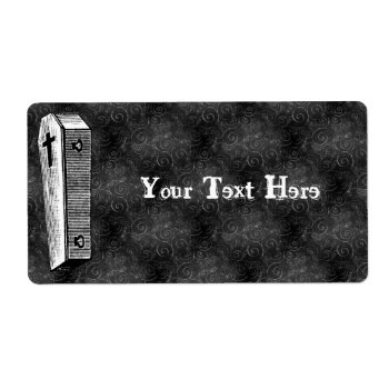Coffin Label by EndlessVintage at Zazzle