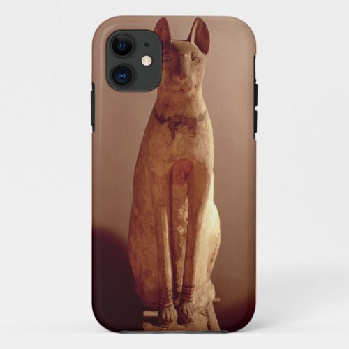 Coffin of a cat protected by the goddess Bastet p iPhone 11 Case