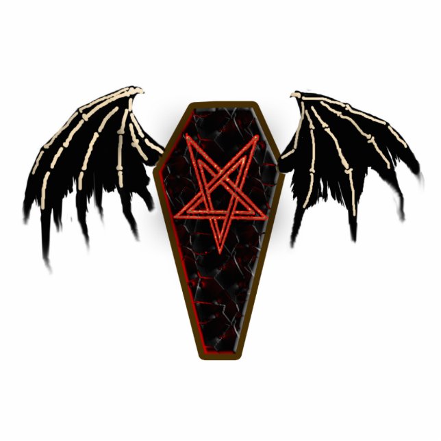 coffin pentagram cutout (Front)