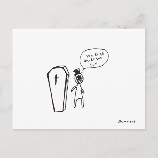 coffin postcard (Front)