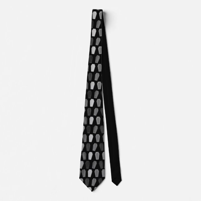 Coffinz - Gray Neck Tie (Front)