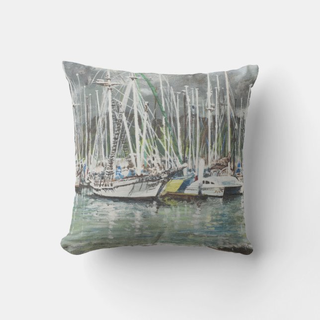 Coffs Harbour Australia. 1998 Throw Pillow (Front)