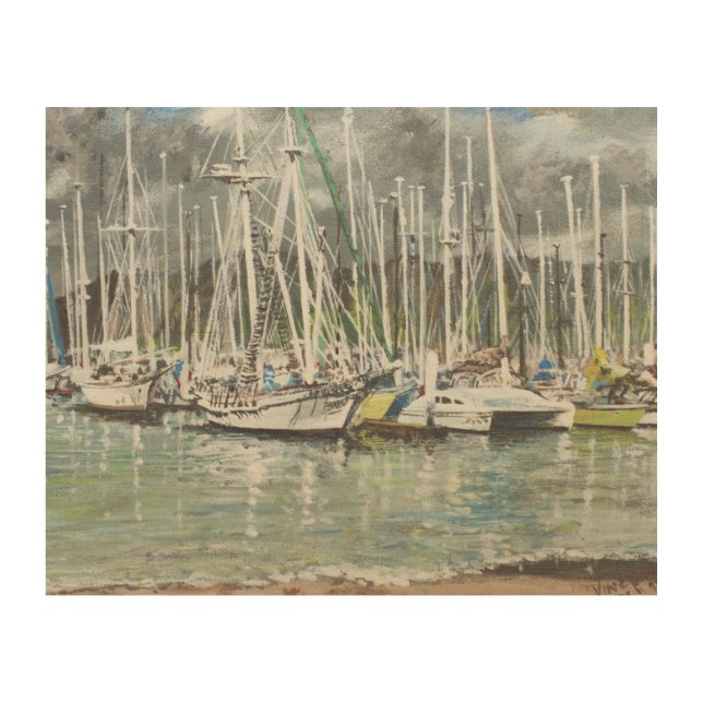 Coffs Harbour Australia. 1998 Wood Wall Decor (Front)