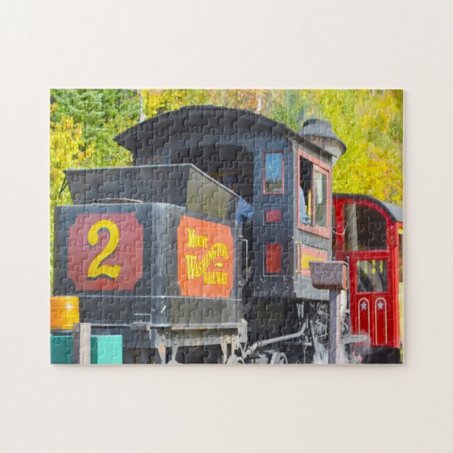 Cog Train Washington Mountain New Hampshire Jigsaw Puzzle (Horizontal)