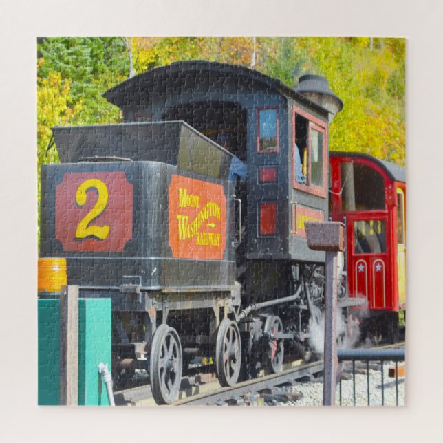 Cog Train Washington Mountain New Hampshire Jigsaw Puzzle (Vertical)