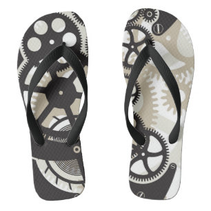 Cog wheels work flip flops