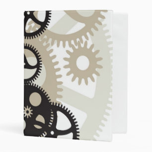 Cog wheels work mini binder