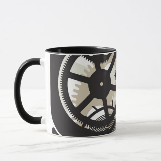 Cog wheels work mug (Left)