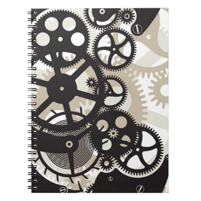 Cog wheels work notebook (Front)