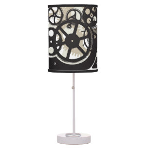 Cog wheels work table lamp