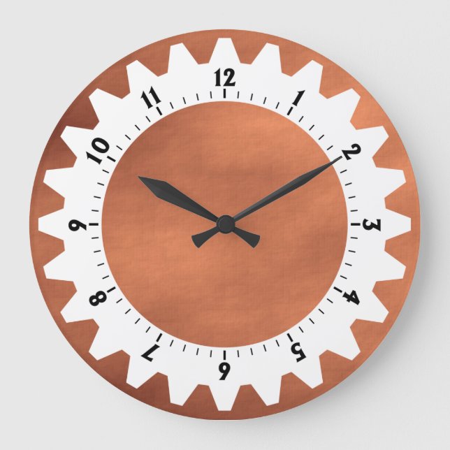 Cogged 01 - Martian Dust Storm Large Clock (Front)