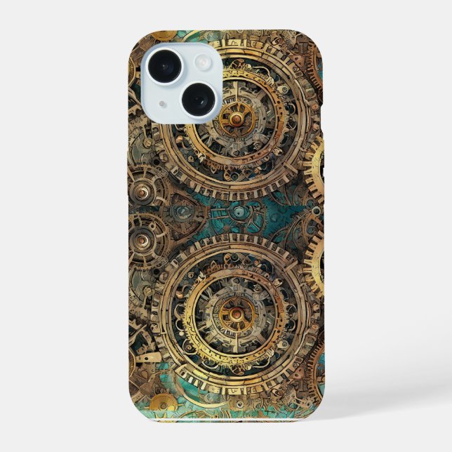 Cogged Convergence: A Fusion of Form and Function  Iphone Case (Back)