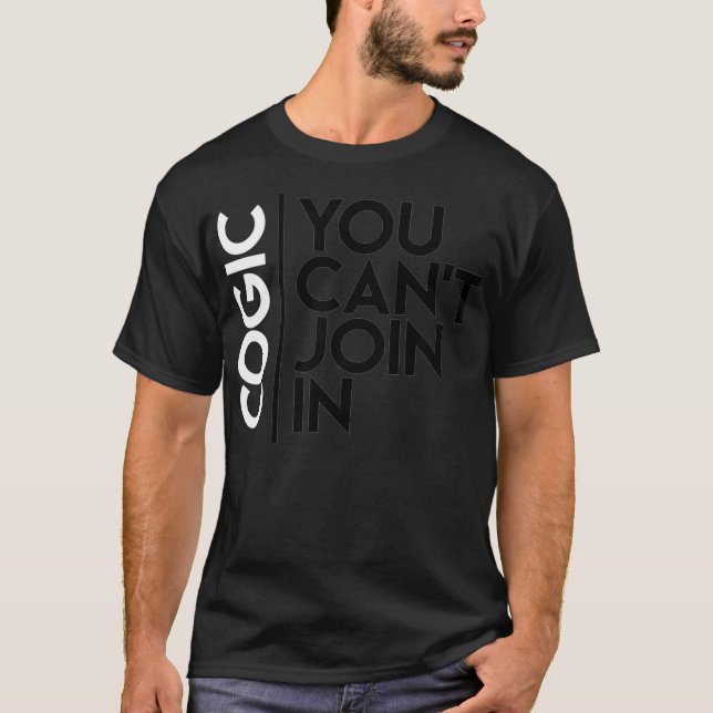 COGIC s You Cant Join In Girls Rock Church T-Shirt (Front)