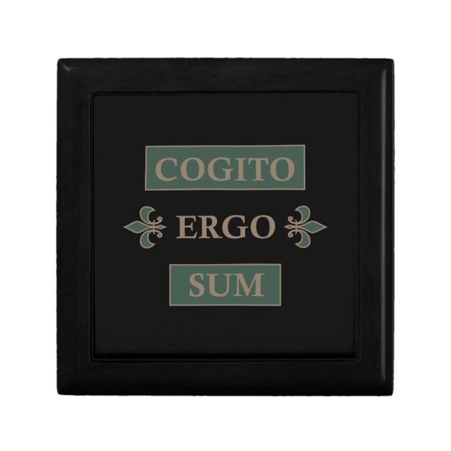 Cogito ergo sum gift box (Front)