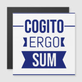 Cogito ergo sum - Latin phrase (Front/Back)