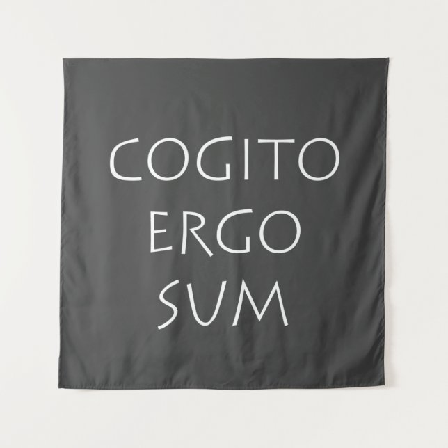 Cogito ergo sum tapestry (Front)