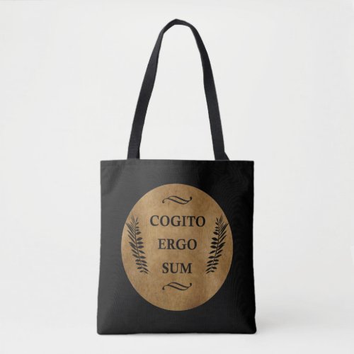 Cogito ergo sum tote bag