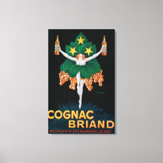 Cognac Briand Promotional Poster Canvas Print
