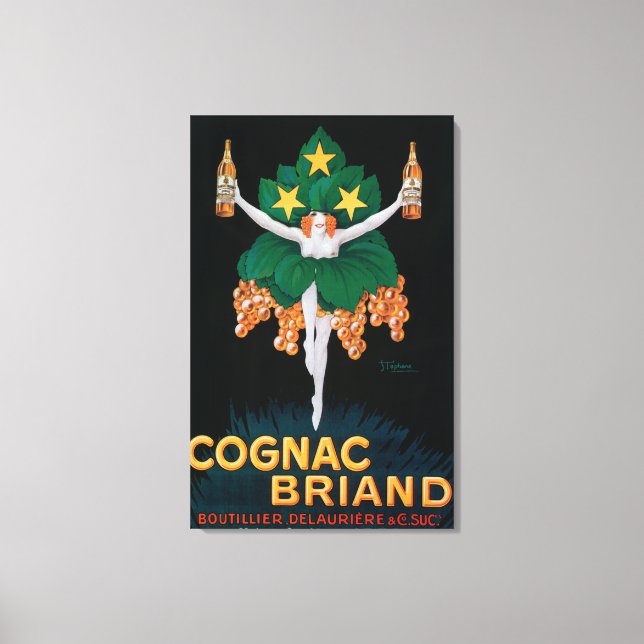 Cognac Briand Promotional Poster Canvas Print (Front)