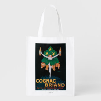 Cognac Briand Promotional Poster Grocery Bag