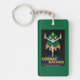 Cognac Briand Promotional Poster Keychain