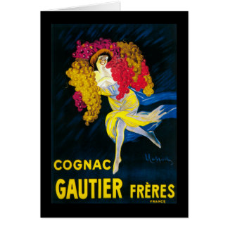Cognac Gautier Promotional PosterFrance Cards