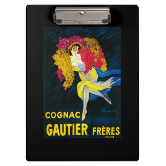 Cognac Gautier Promotional PosterFrance Clipboard