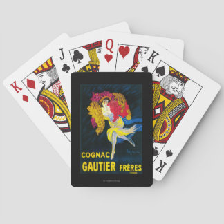 Cognac Gautier Promotional PosterFrance Poker Cards