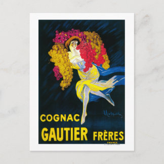 Cognac Gautier Promotional PosterFrance Postcard