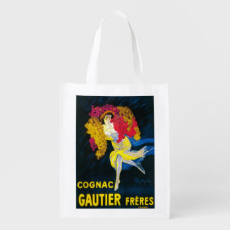 Cognac Gautier Promotional PosterFrance Reusable Grocery Bag