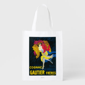 Cognac Gautier Promotional PosterFrance Reusable Grocery Bag