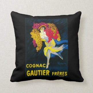 Cognac Gautier Promotional PosterFrance Throw Pillow