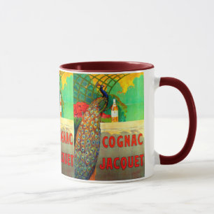Cognac Jacquet Vintage Advertising Poster Mug