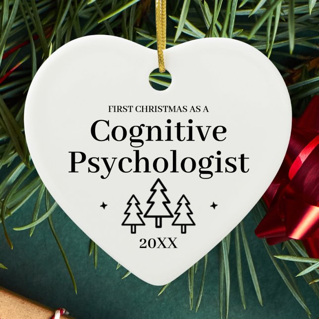 Cognitive Psychologist New Job Christmas Ceramic Ornament (Cognitive Psychologist New Job Christmas Ceramic Ornament
)