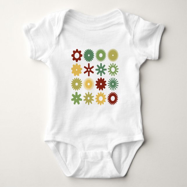 Cogs - Colors 03 Baby Bodysuit (Front)