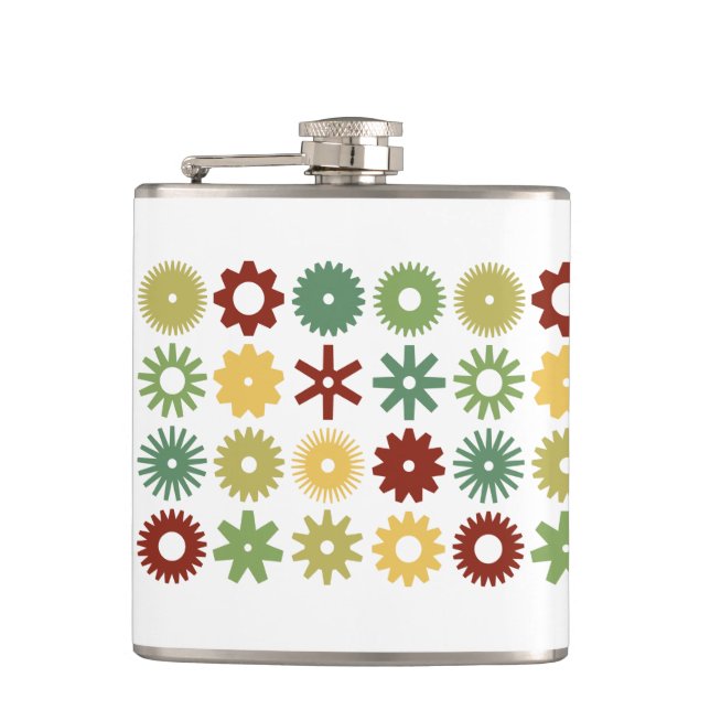 Cogs - Colors 03 Flask (Front)
