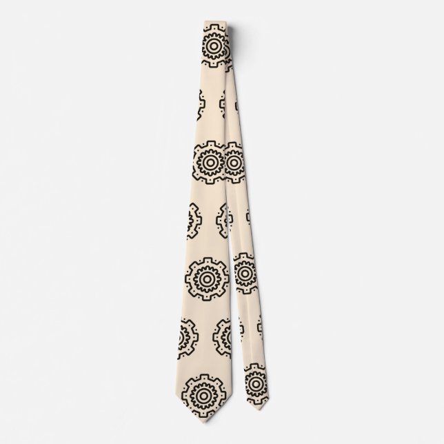 Cogwheel  neck tie (Front)